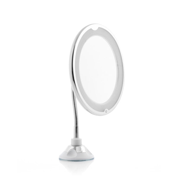 LED Magnifying Mirror with Flexible Arm and Suction Pad Mizoom